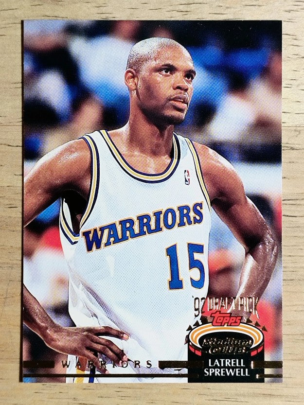 1992-93 Stadium Club #320 Latrell Sprewell RC