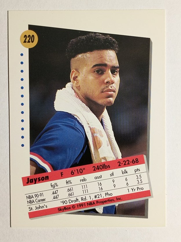 1991-92 SkyBox #220 Jayson Williams