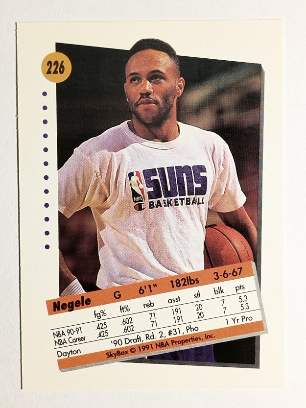 1991-92 SkyBox #226 Negele Knight