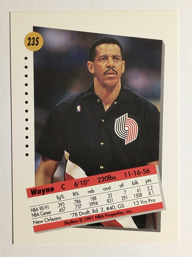 1991-92 SkyBox #235 Wayne Cooper