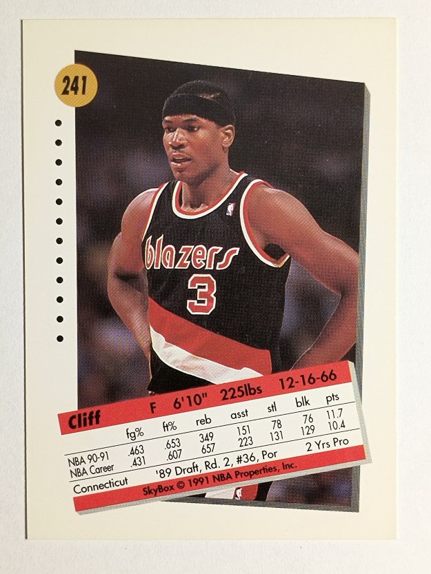 1991-92 SkyBox #241 Clifford Robinson