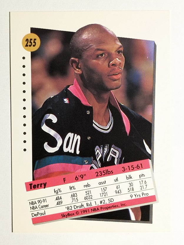 1991-92 SkyBox #255 Terry Cummings