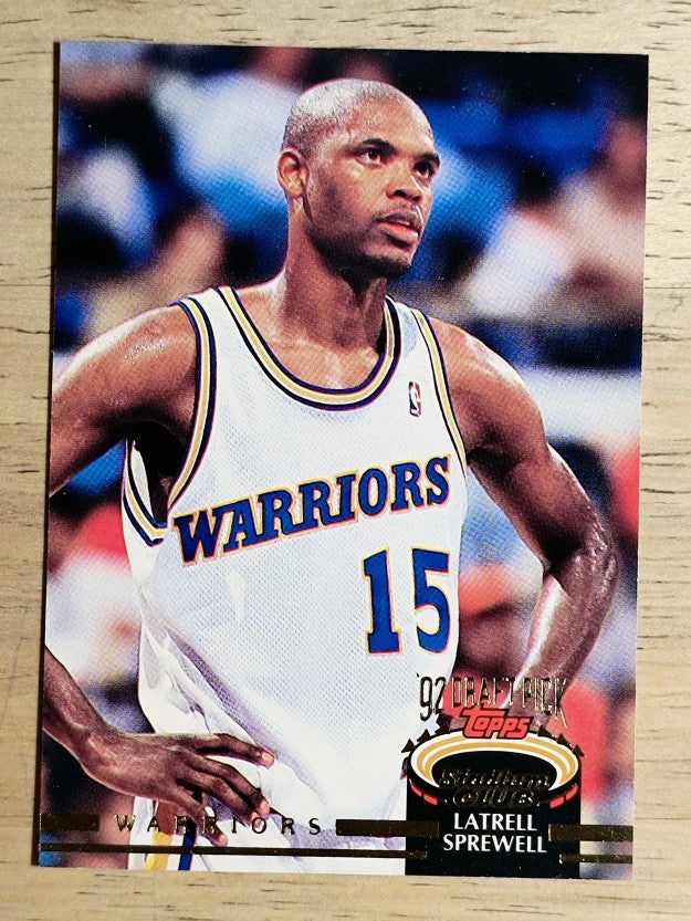 1992-93 Stadium Club #320 Latrell Sprewell RC