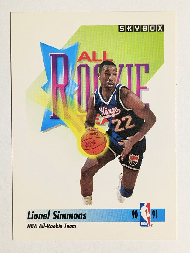 1991-92 SkyBox #319 Lionel Simmons ART