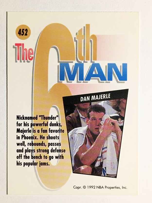 1991-92 SkyBox #452 Dan Majerle SM