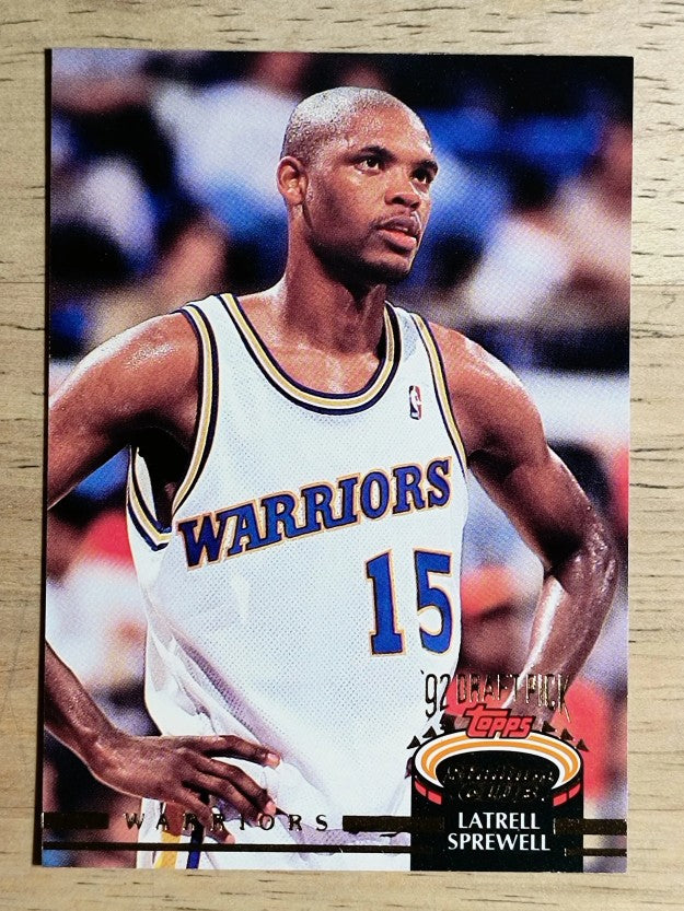 1992-93 Stadium Club #320 Latrell Sprewell RC