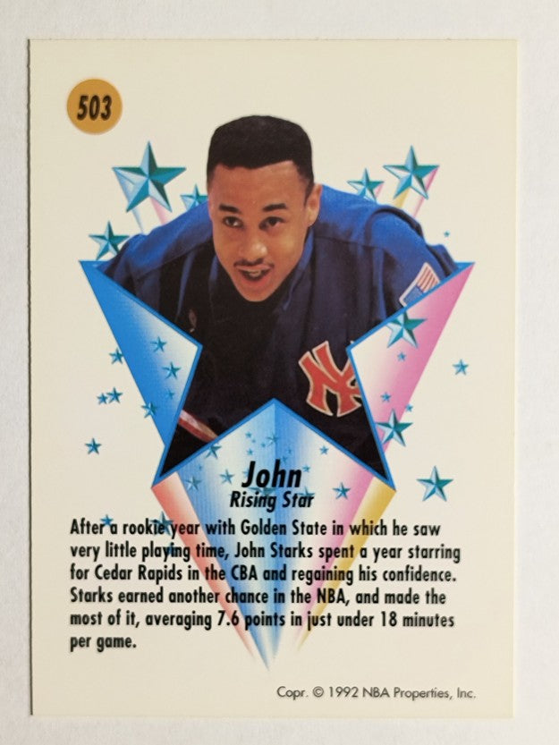 1991-92 SkyBox #503 John Starks RS