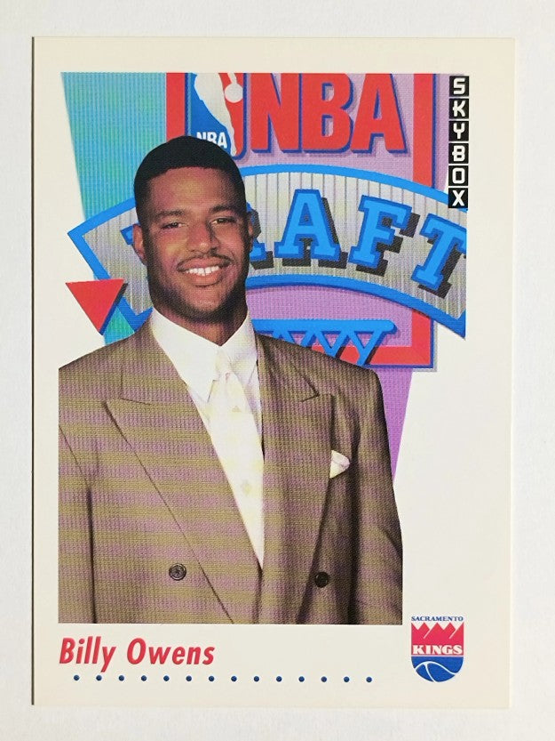 1991-92 SkyBox #515 Billy Owens RC