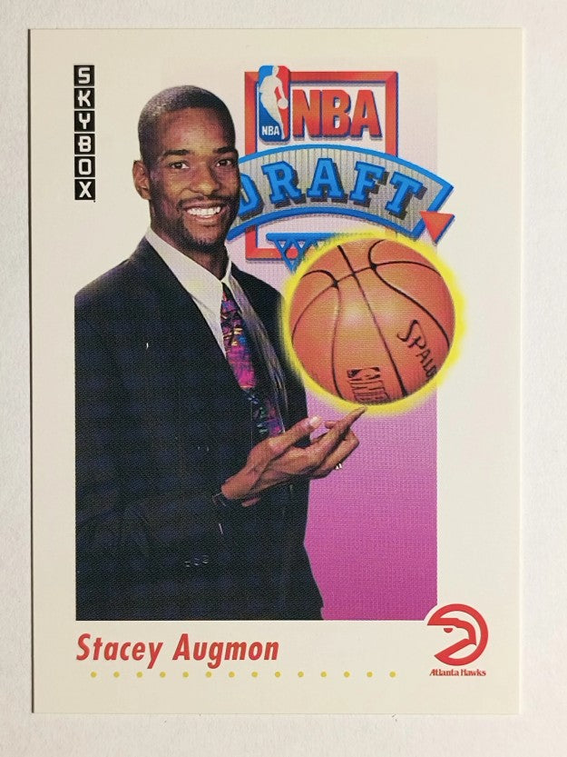 1991-92 SkyBox #521 Stacey Augmon RC