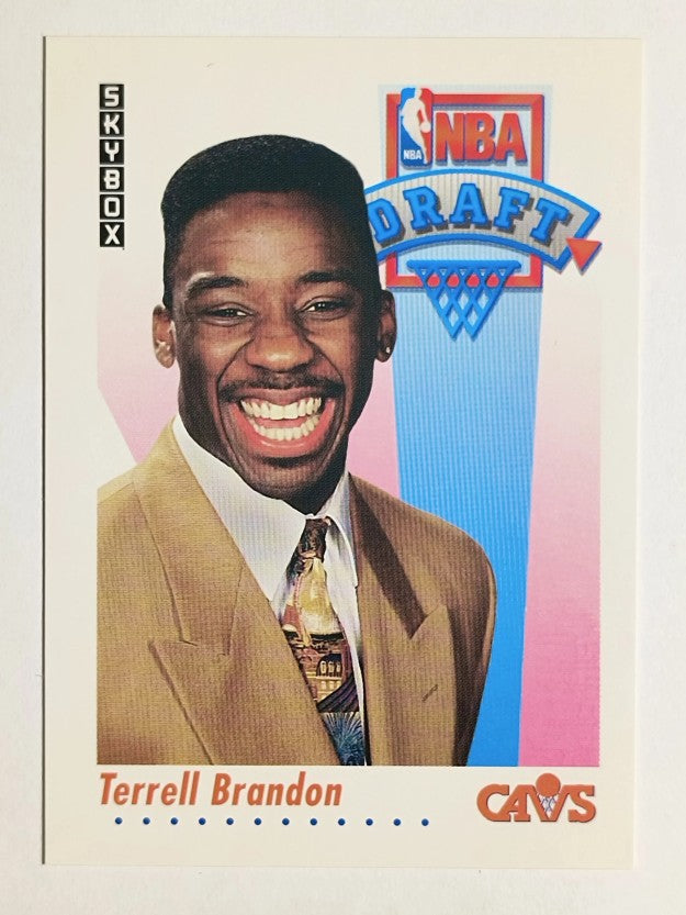 1991-92 SkyBox #523 Terrell Brandon RC