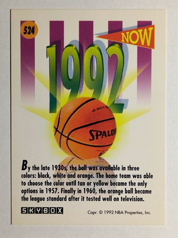 1991-92 SkyBox #524 The Ball