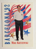 1991-92 SkyBox #542 Mike Krzyzewski CO USA RC (NM)