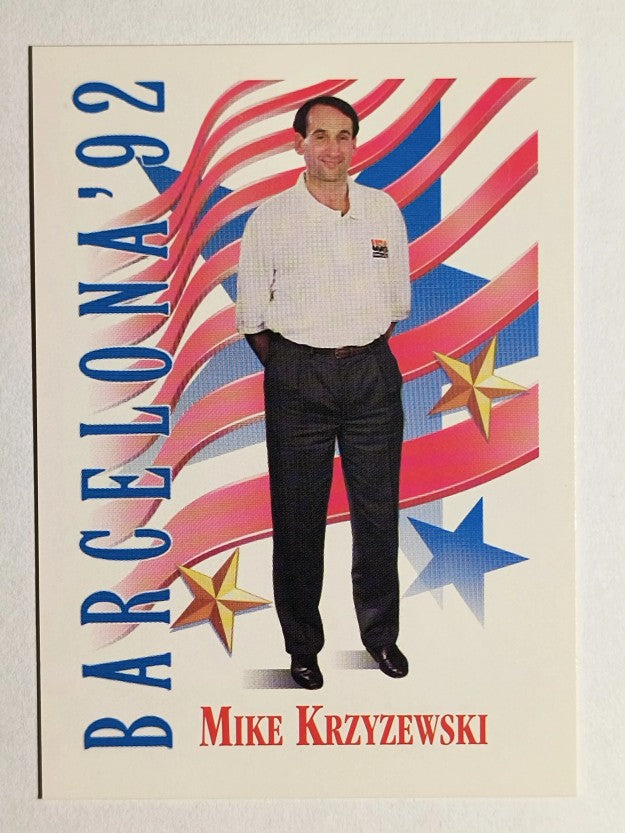 1991-92 SkyBox #542 Mike Krzyzewski CO USA RC (NM)