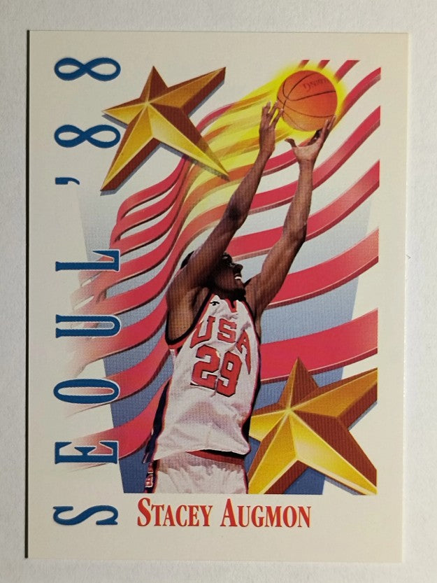 1991-92 SkyBox #548 Stacey Augmon USA