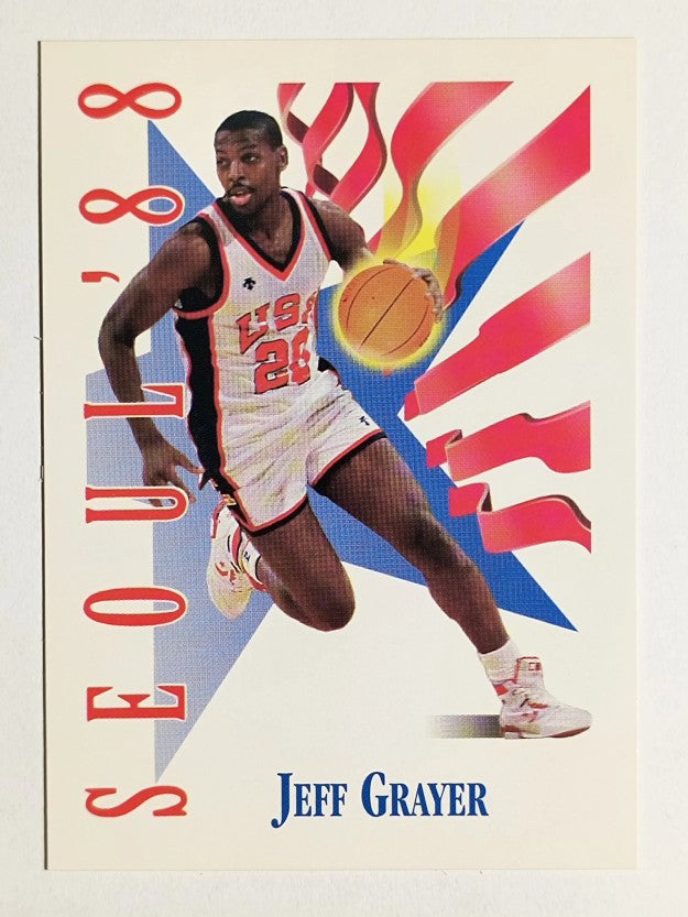 1991-92 SkyBox #550 Jeff Grayer USA