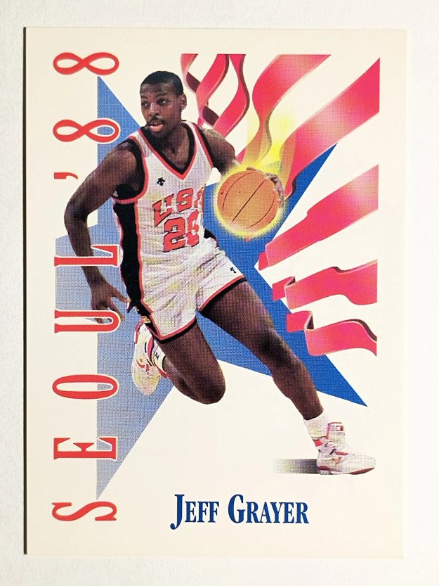 1991-92 SkyBox #550 Jeff Grayer USA