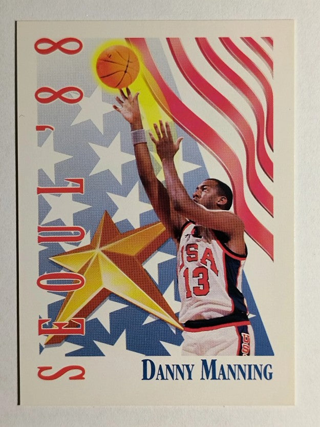 1991-92 SkyBox #553 Danny Manning USA