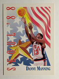 1991-92 SkyBox #553 Danny Manning USA