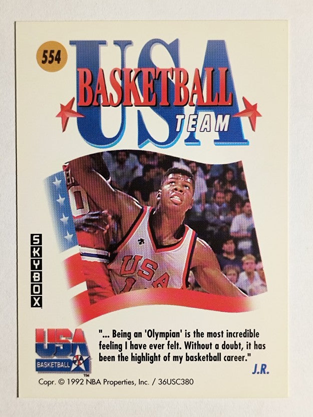 1991-92 SkyBox #554 J.R. Reid USA