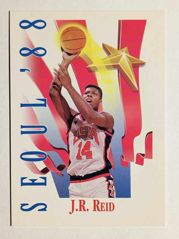 1991-92 SkyBox #554 J.R. Reid USA