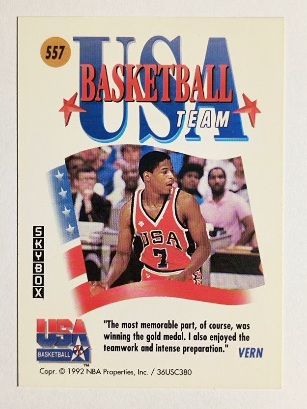 1991-92 SkyBox #557 Vern Fleming USA