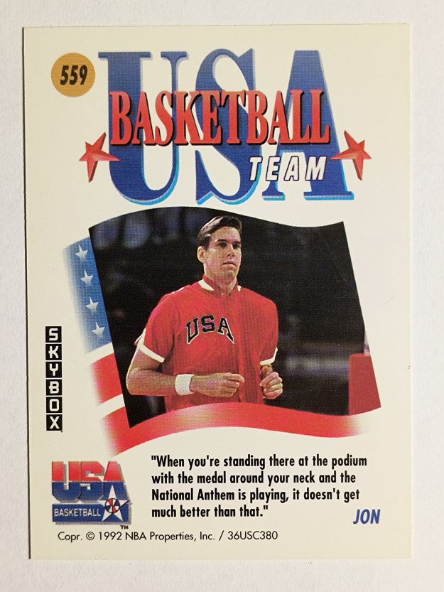1991-92 SkyBox #559 Jon Koncak USA