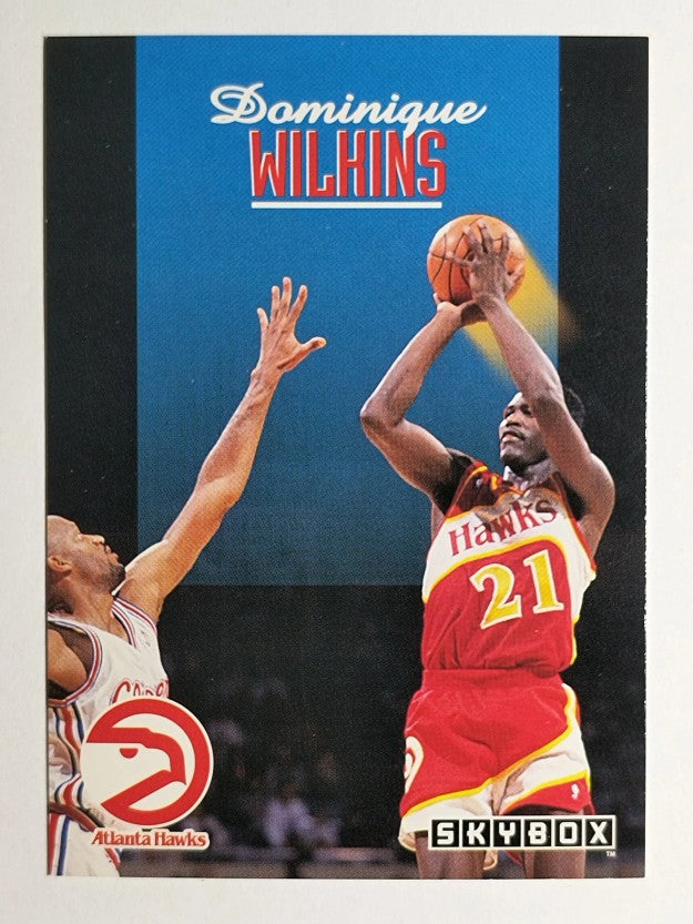 1992-93 SkyBox #8 Dominique Wilkins