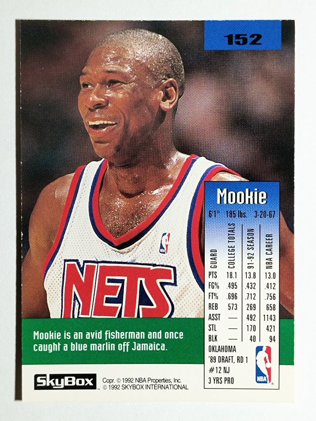 1992-93 SkyBox #152 Mookie Blaylock