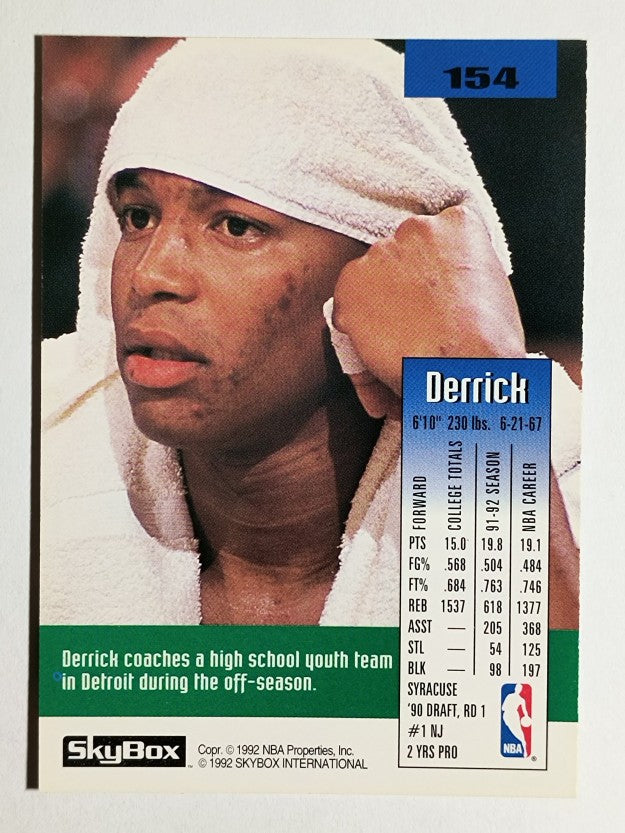 1992-93 SkyBox #154 Derrick Coleman