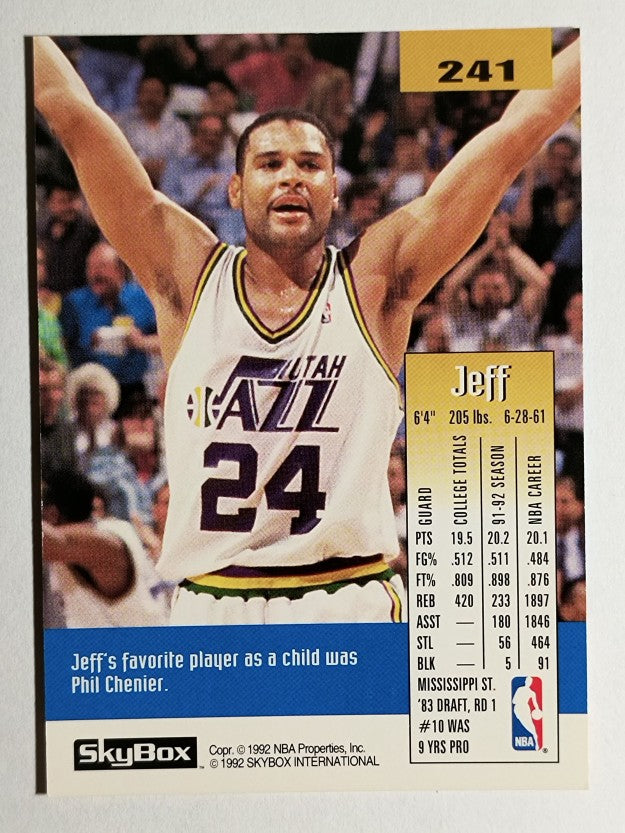 1992-93 SkyBox #241 Jeff Malone