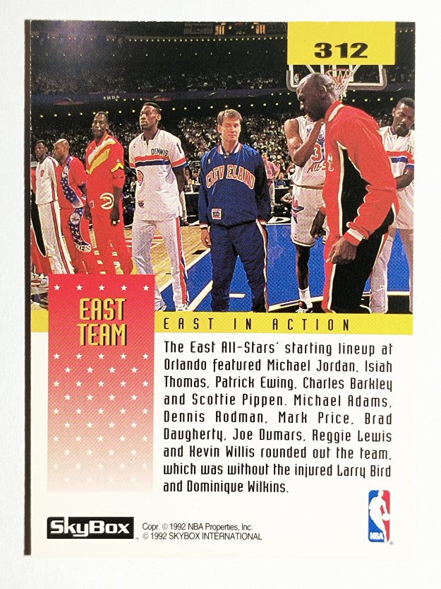 1992-93 SkyBox #312 Dennis Rodman/Group AS