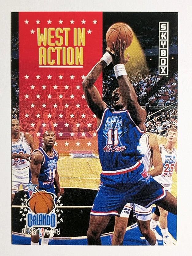 1992-93 SkyBox #313 Karl Malone/Group AS