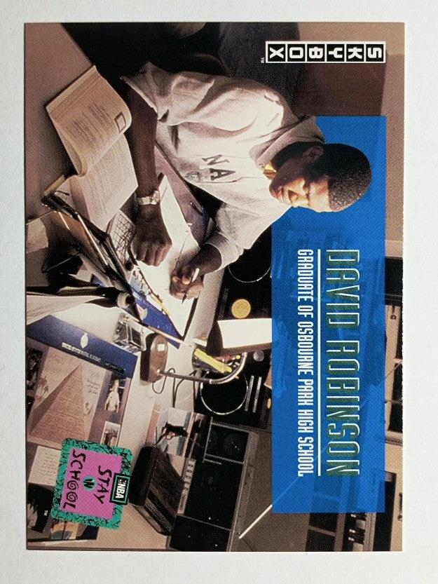 1992-93 SkyBox #320 NBA Stay in School