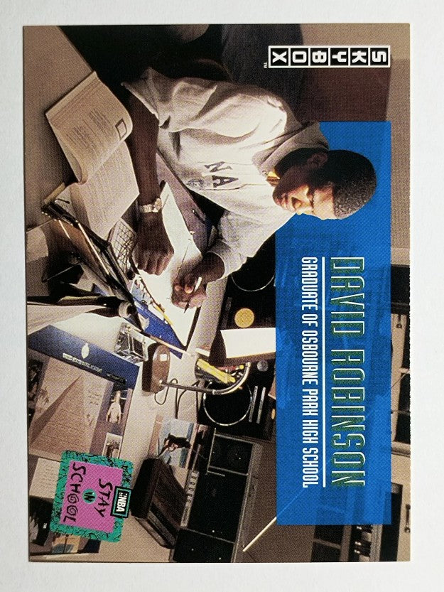 1992-93 SkyBox #320 NBA Stay in School