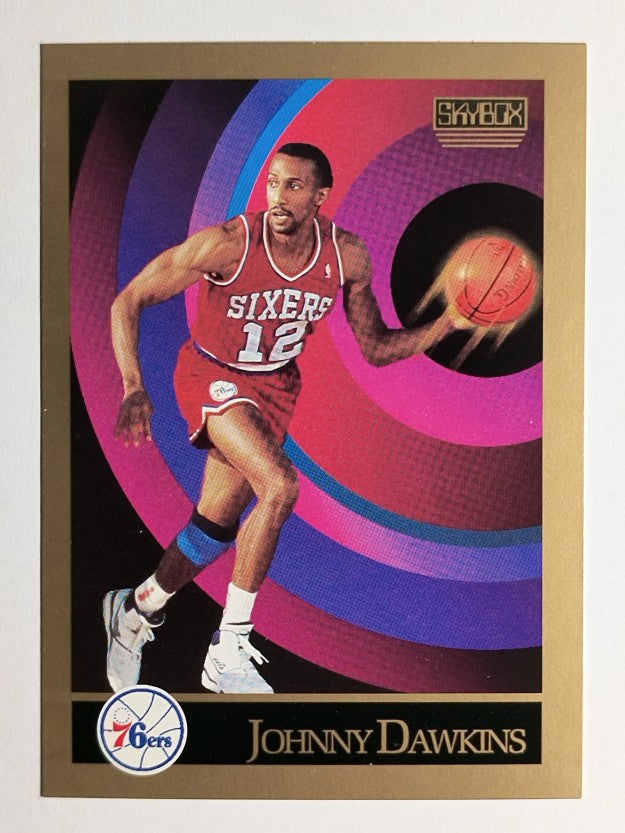 1990-91 SkyBox #214 Johnny Dawkins