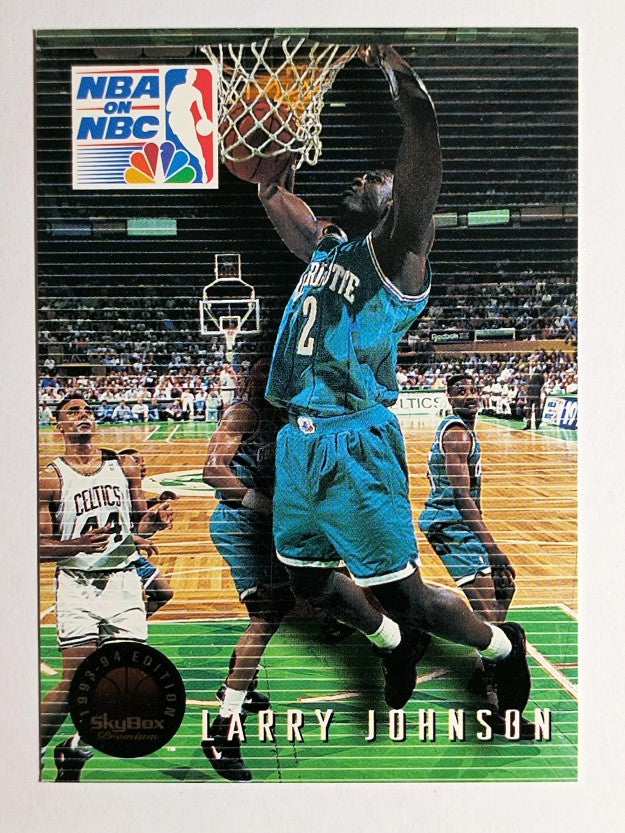 1993-94 SkyBox Premium #4 Larry Johnson PO