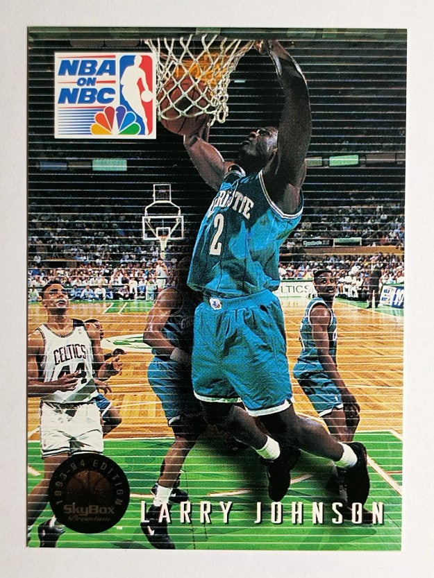 1993-94 SkyBox Premium #4 Larry Johnson PO