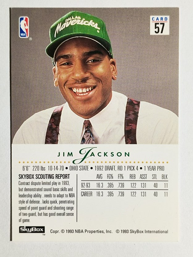 1993-94 SkyBox Premium #57 Jim Jackson