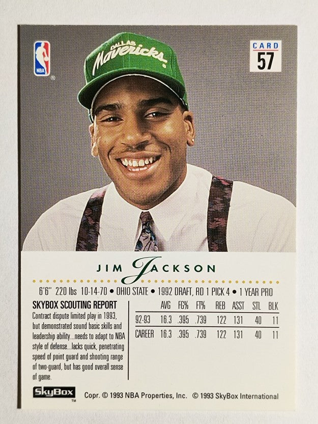 1993-94 SkyBox Premium #57 Jim Jackson
