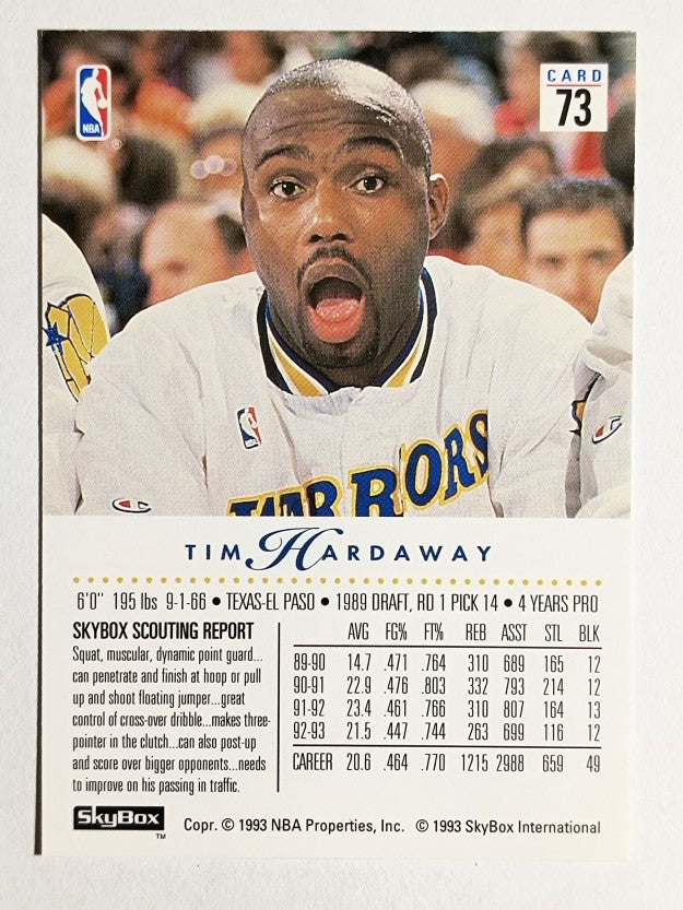 1993-94 SkyBox Premium #73 Tim Hardaway