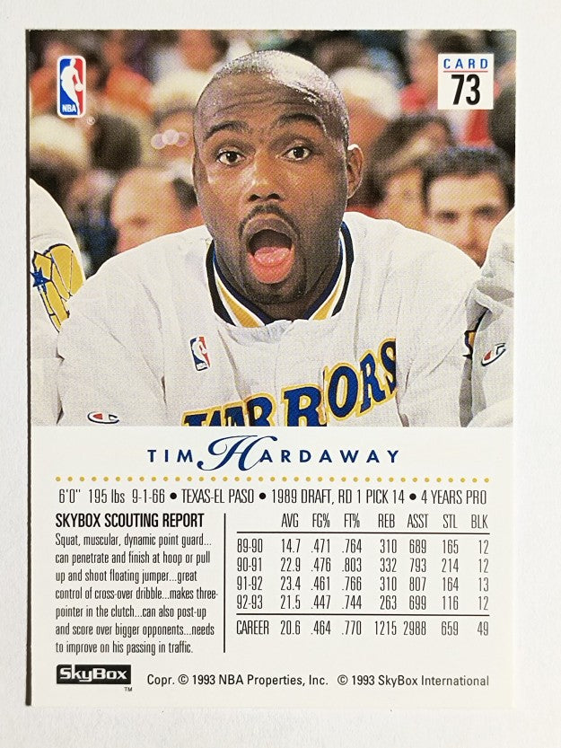 1993-94 SkyBox Premium #73 Tim Hardaway