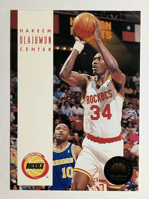 1993-94 SkyBox Premium #81 Hakeem Olajuwon