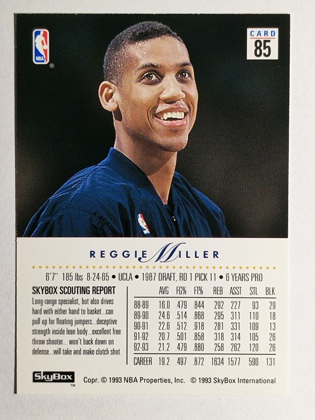 1993-94 SkyBox Premium #85 Reggie Miller