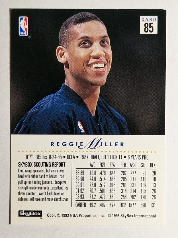 1993-94 SkyBox Premium #85 Reggie Miller (NM)