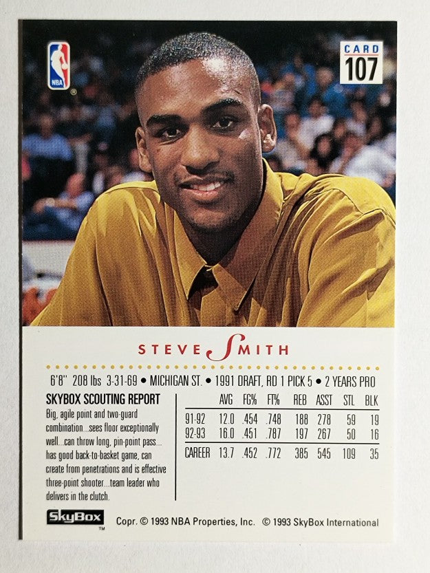 1993-94 SkyBox Premium #107 Steve Smith