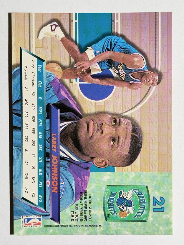 1992-93 Ultra #21 Larry Johnson