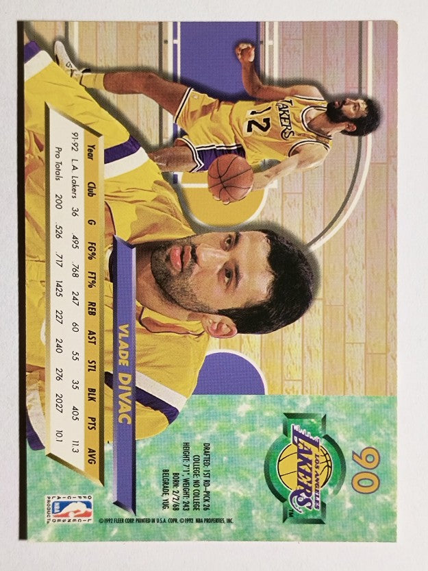 1992-93 Ultra #90 Vlade Divac