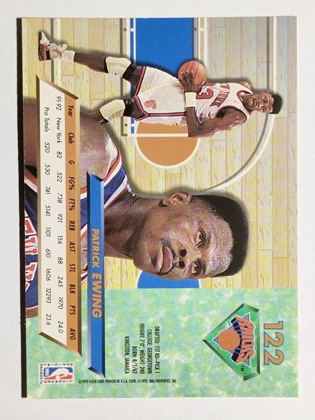 1992-93 Ultra #122 Patrick Ewing