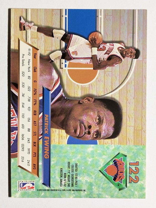 1992-93 Ultra #122 Patrick Ewing