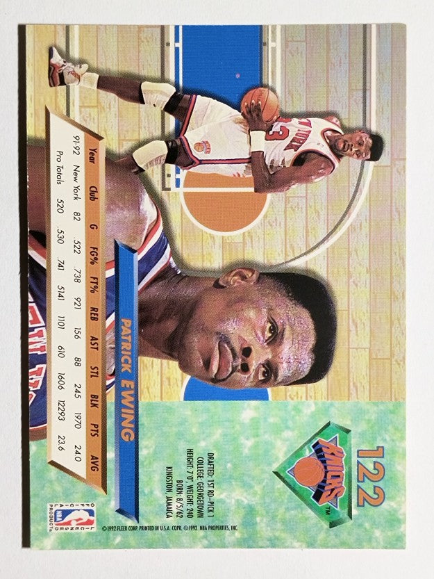 1992-93 Ultra #122 Patrick Ewing